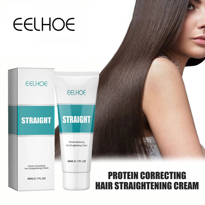 Keratin Hair Straightening Cream 60ml – Protein Smoothing Treatment