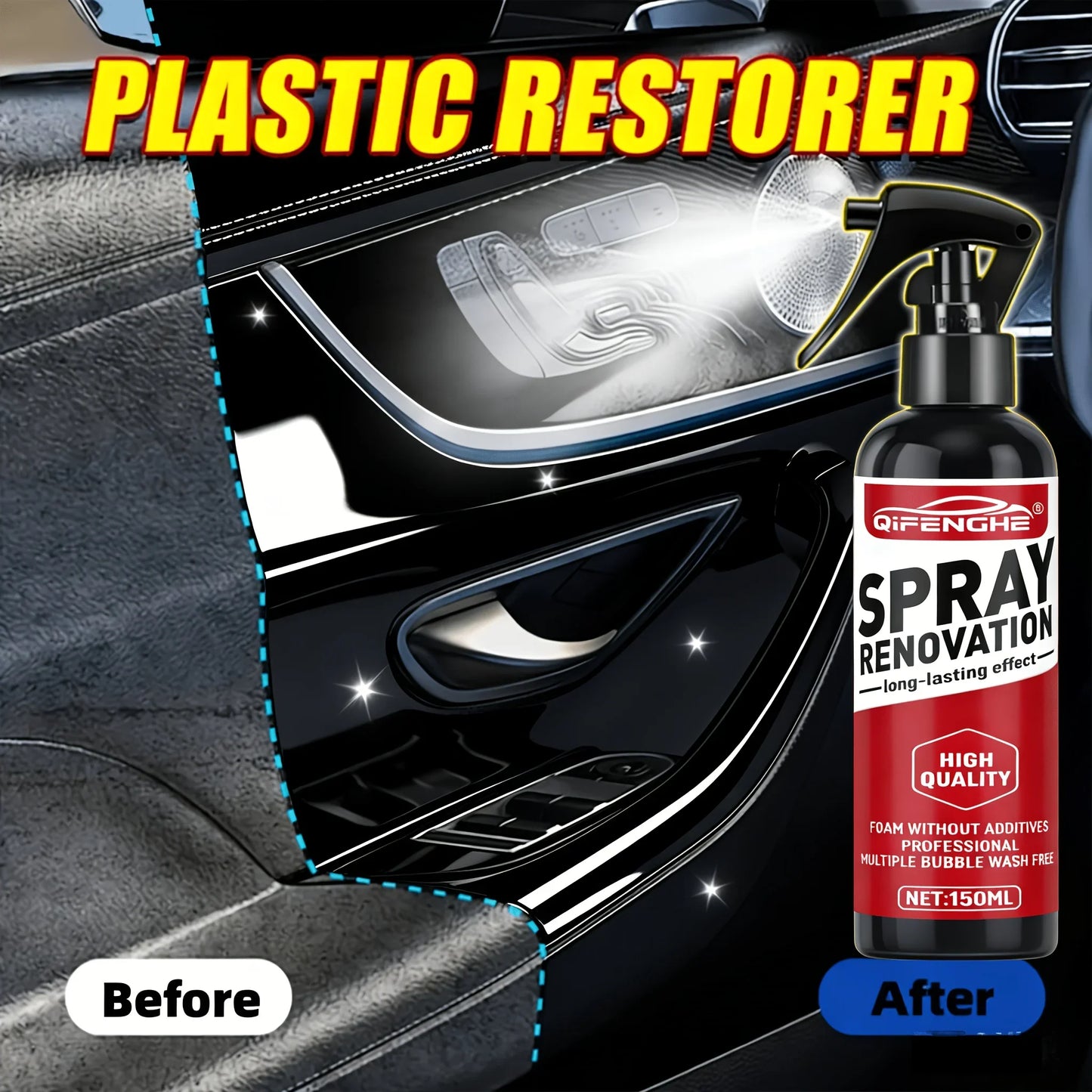 Car Interior Cleaner – Leather Conditioner & Stain Remover 5oz