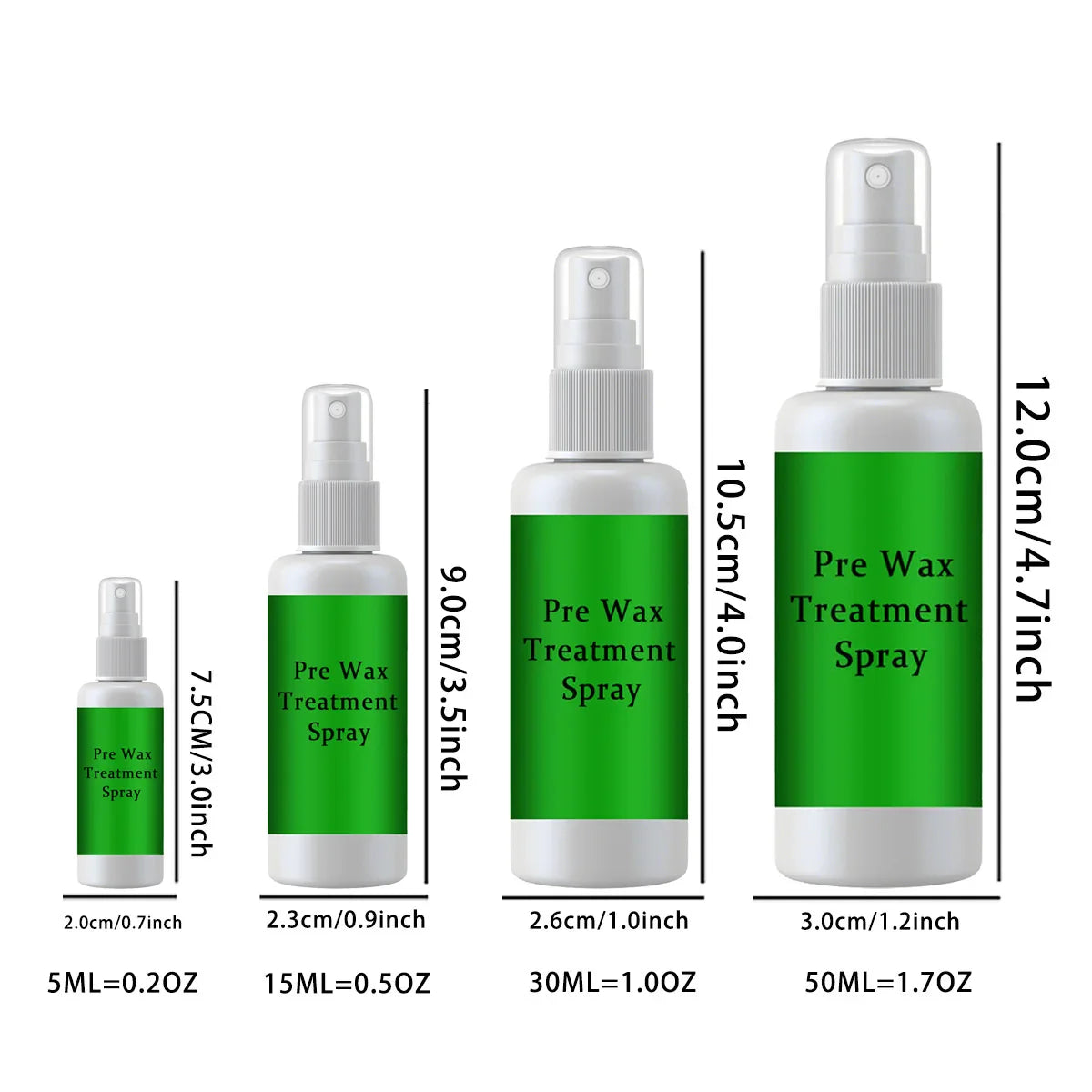 TRSTAY Pre-Wax Treatment Spray | Hair Removal Prep 5–50ml