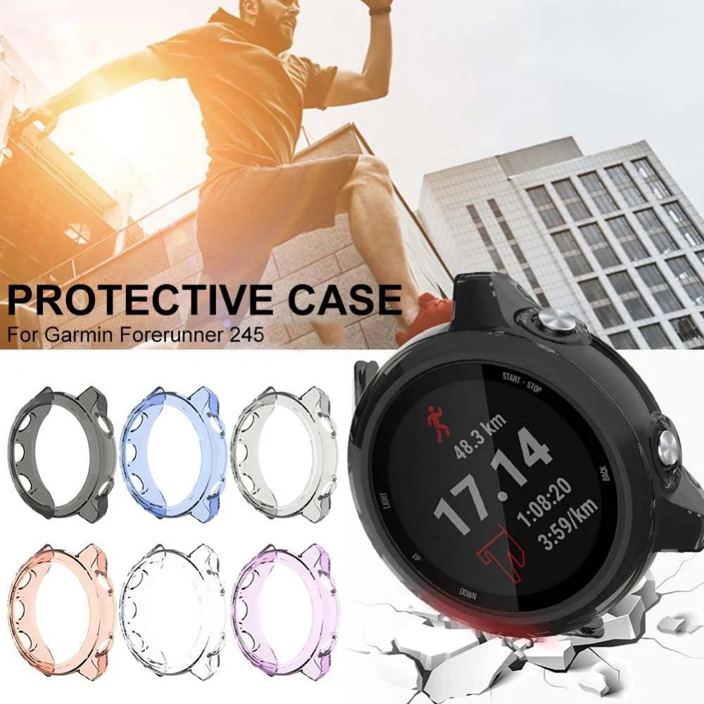 Garmin Forerunner 245 Soft TPU Protective Case & Screen Cover Peaceful Pleasures Health and Wellness