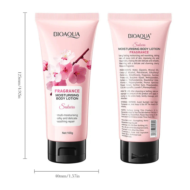 BIOAQUA Sakura Body Lotion – Moisturizing Brightening Cream