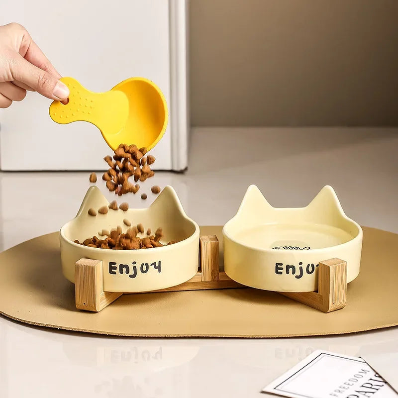Black Non-Slip Pet Bowl | Food & Water Dish for Cats & Dogs