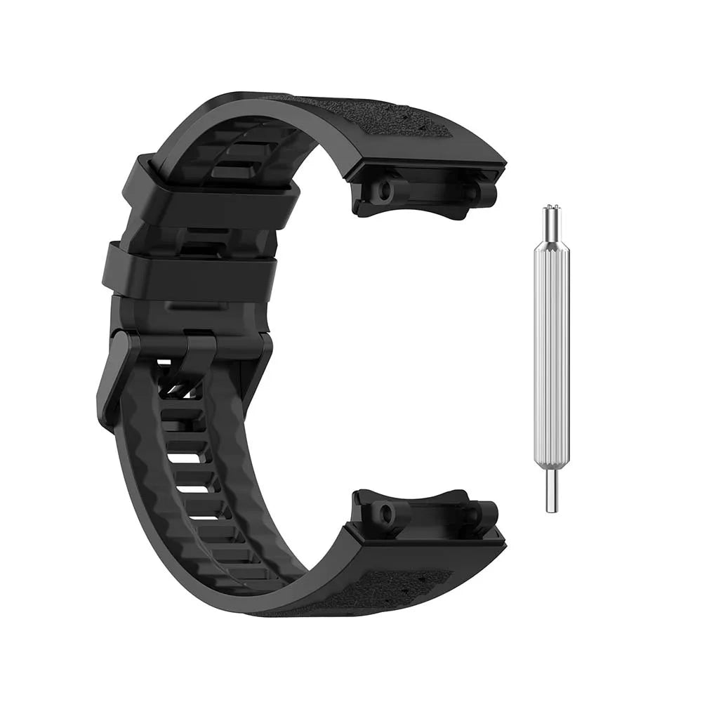 Strap for AMAZFIT T-Rex 2 Replacement for Man Adjustable Sport Strap Band with Removal Tool for Amazfit T Rex 2 |Waterproof Peaceful Pleasures Health and Wellness black For Amazfit T-Rex 2