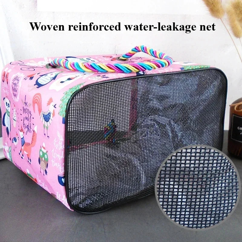 Waterproof Mesh Beach Bag Shower Caddy Tote – Pool & Gym
