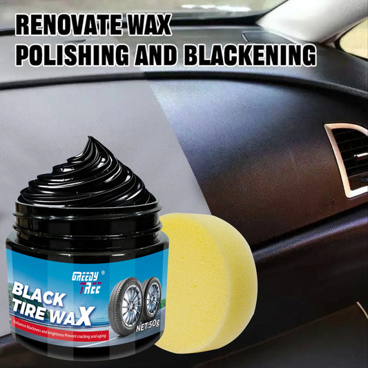 Black Tire Wax – Water-Resistant Wheel Shine & Protectant Tire Wax & Protectant Oasis Select