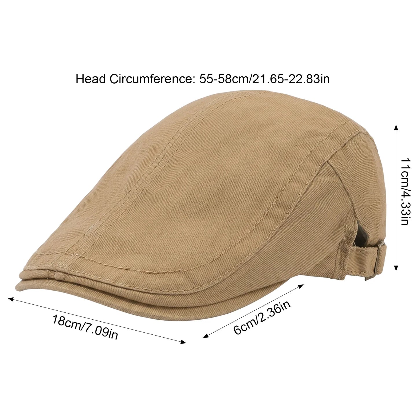 Women Retro Newsboy Hat Fashion Beret for Spring Autumn Outdoor Activities Peaceful Pleasures Health and Wellness