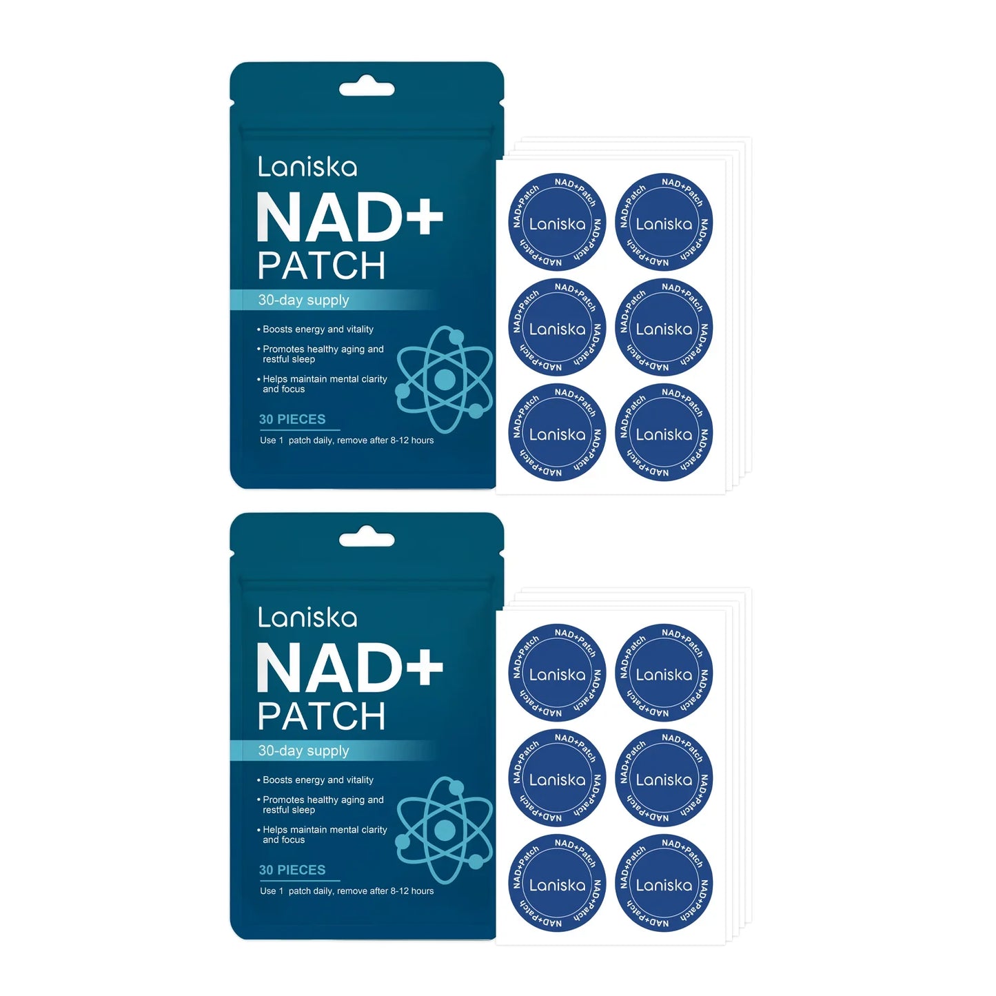 NAD+ Body Care Patches 30pc – Breathable & Long-Lasting