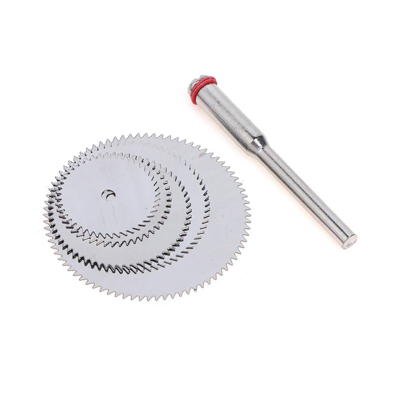 6-Pc Stainless Steel Cutting Disc Kit 16–32mm | Rotary Tool