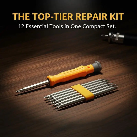12-in-1 Magnetic Screwdriver Set | Portable Household Tool Kit Screwdriver Set Peaceful Pleasures Health and Wellness