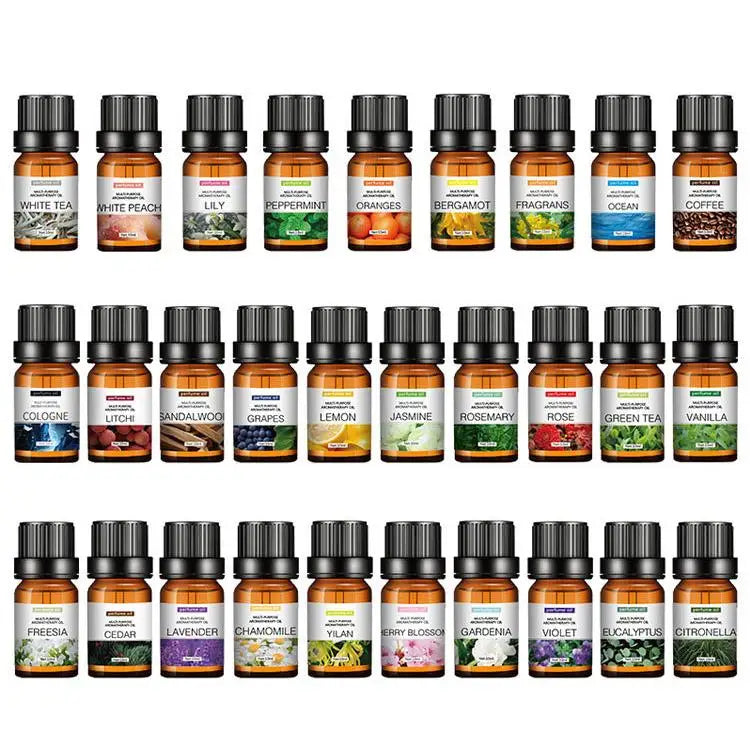 Water-Soluble Essential Oils 10ml | 29 Scents for Diffuser