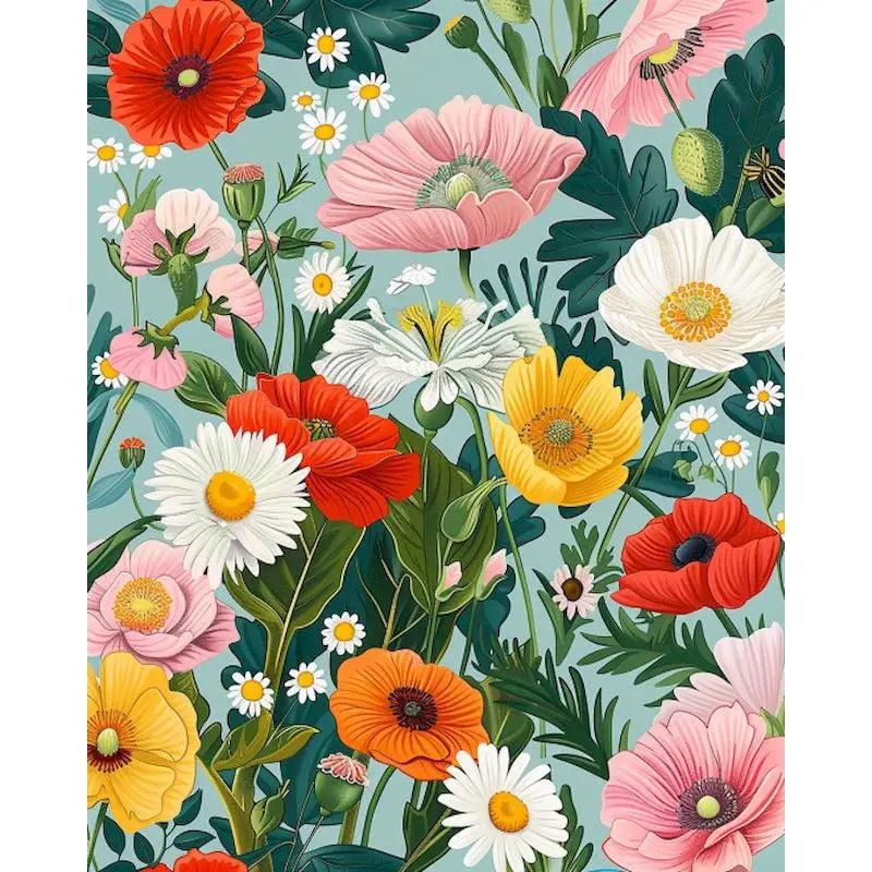 PhotoCustom Painting Paints By Numbers,For Beginner,Simple,Art,Handmade,Simple Flowers,Art Supplies,Digital,On Canvas,Home Decor Peaceful Pleasures Health and Wellness 9960880 40x50cm Unframed