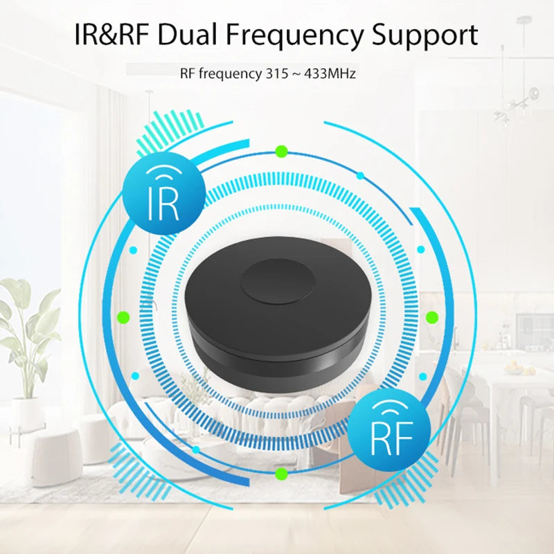 NEO Tuya Smart RF IR Remote Control WiFi Smart Home Infrared Controller for Air Conditioner ALL TV Work with Alexa Google Home Peaceful Pleasures Health and Wellness
