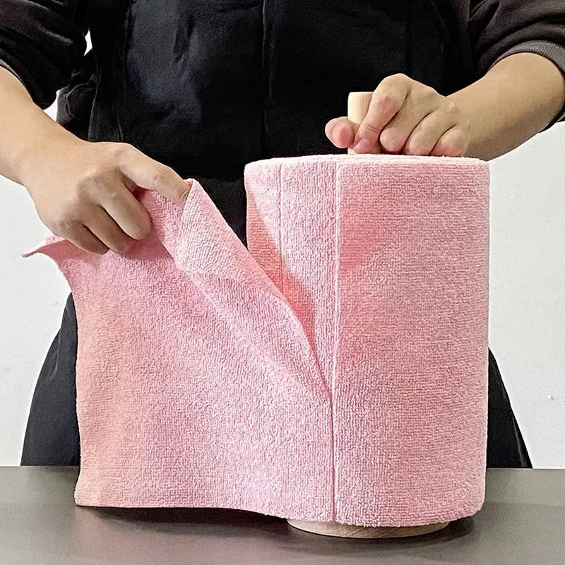 Reusable Microfiber Cloth Roll – 20 Perforated Sheets | Kitchen