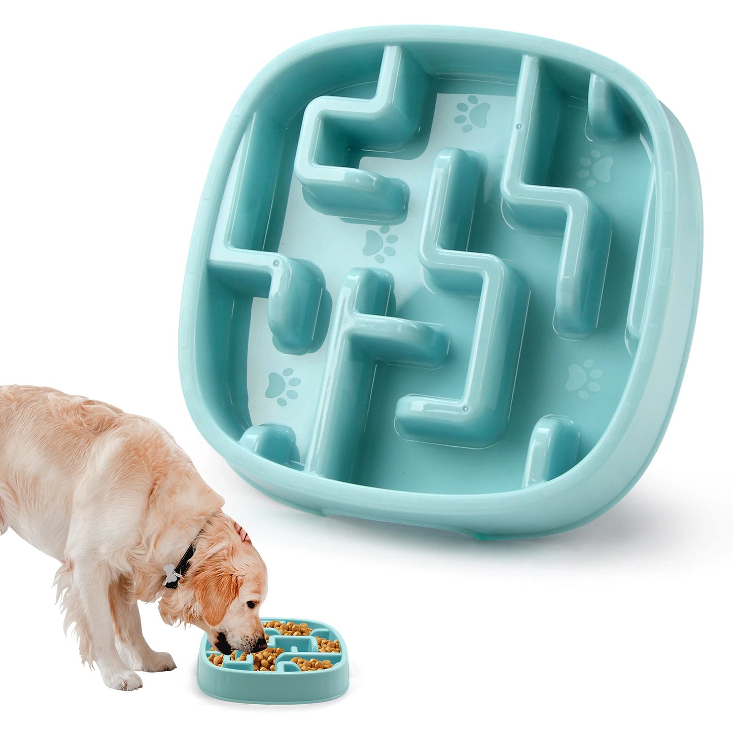 Slow Feeder Bowl for Dogs & Cats | Maze Anti-Choke Dish