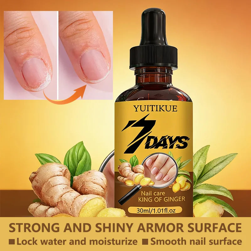 Ginger Nail Care Oil – Strengthen & Nourish Nails 30ml Cuticle Nail Oil Peaceful Pleasures Health and Wellness