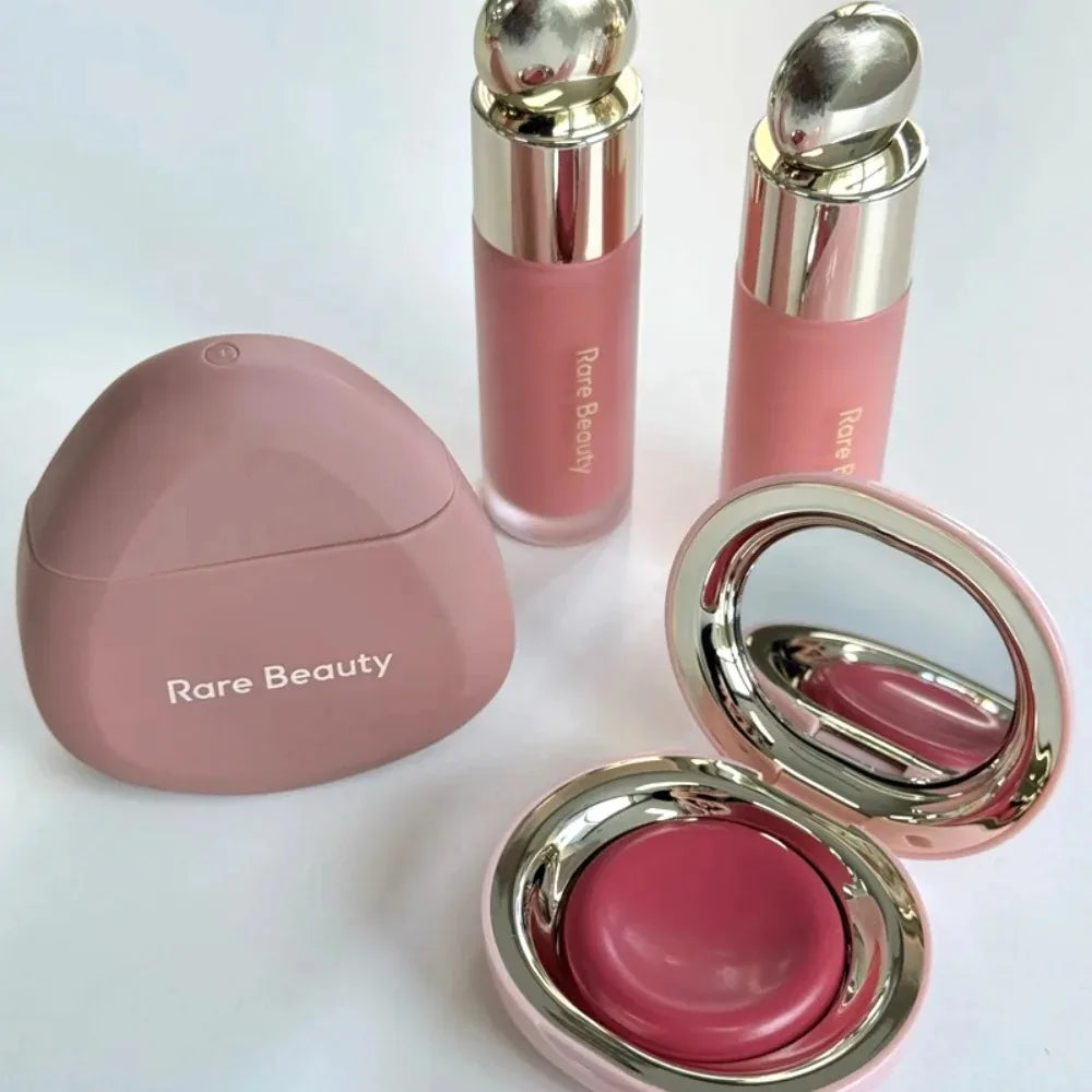 Rare Beauty Liquid Blush, Shimmer Powder & Highlighter Set