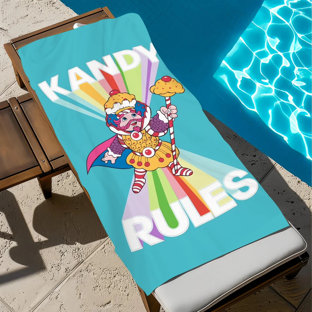Candyland "You Cone Do It" Quick-Dry Soft Beach Towel | Pool & Travel Quick-Dry Beach Towel Peaceful Pleasures Health and Wellness z3 STJ150x180CM