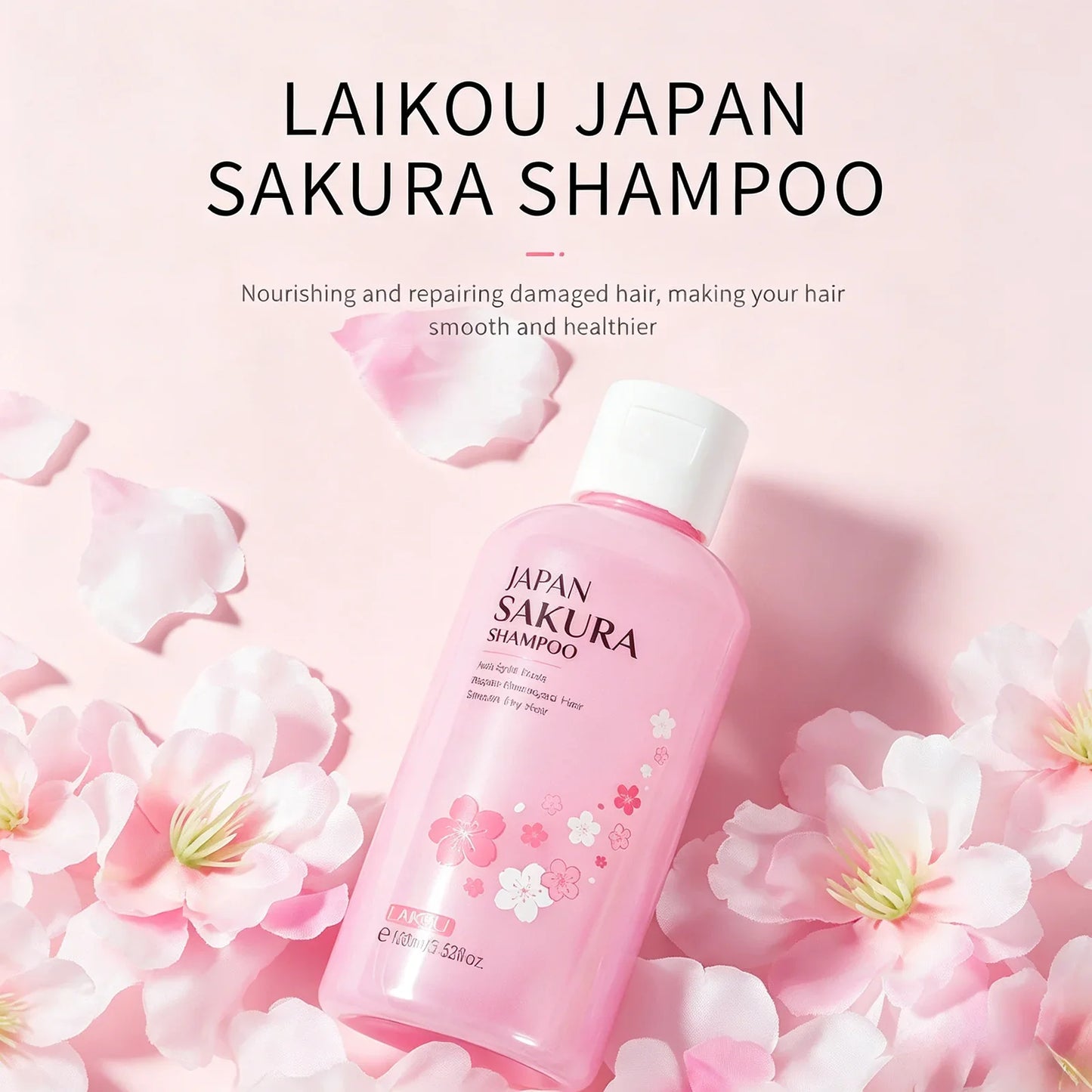 LAIKOU Sakura Shampoo & Conditioner – Oil Control & Repair