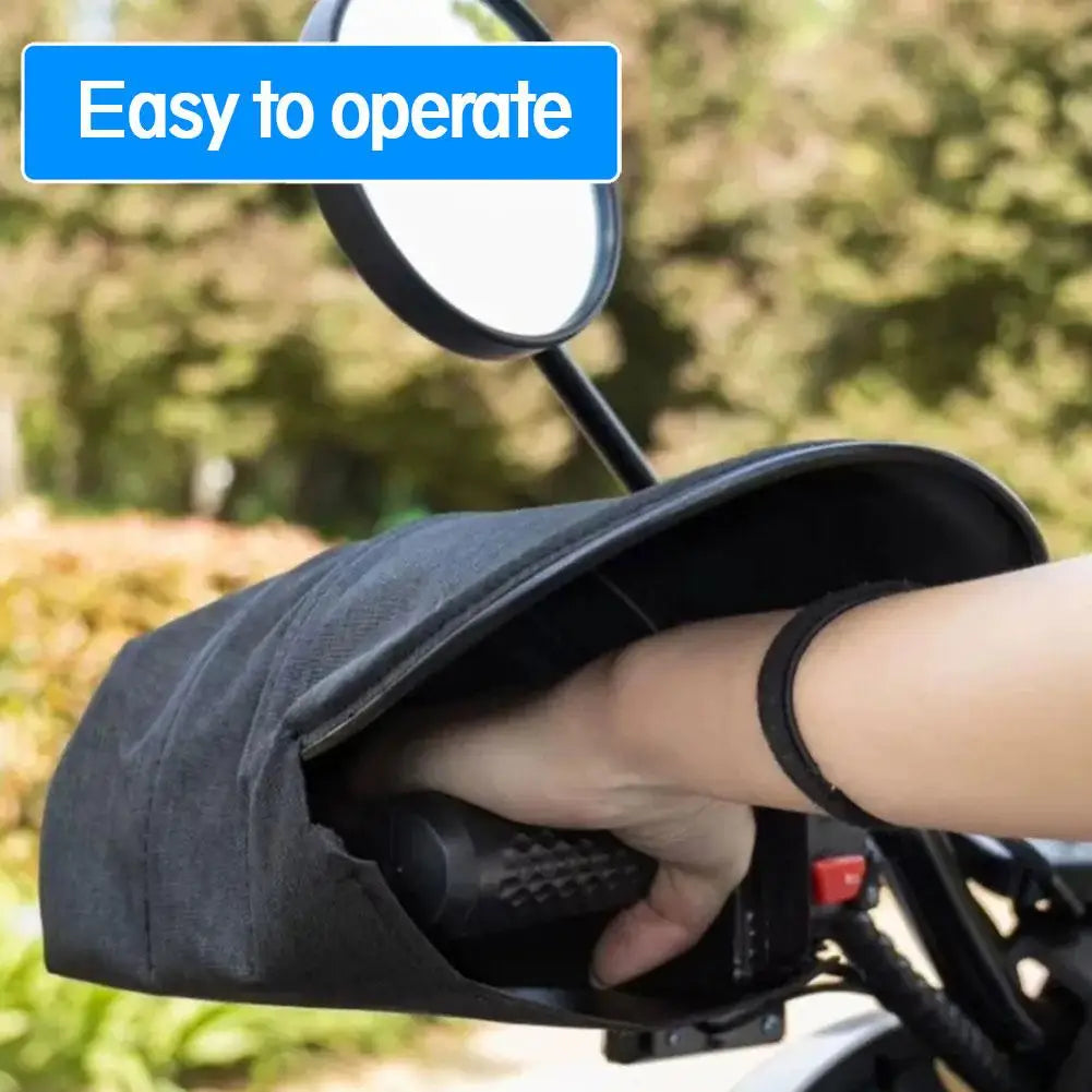 Motorcycle Handlebar Gloves – Waterproof, Windproof & UV Guard