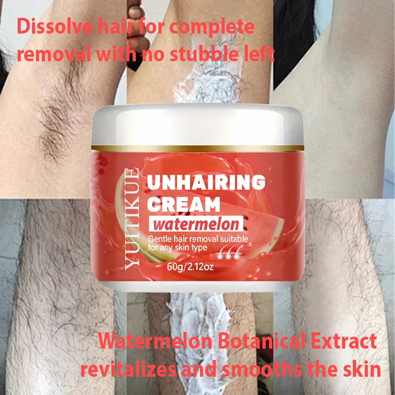 YUITIKUE Watermelon Depilatory Cream – Natural Extract 60g