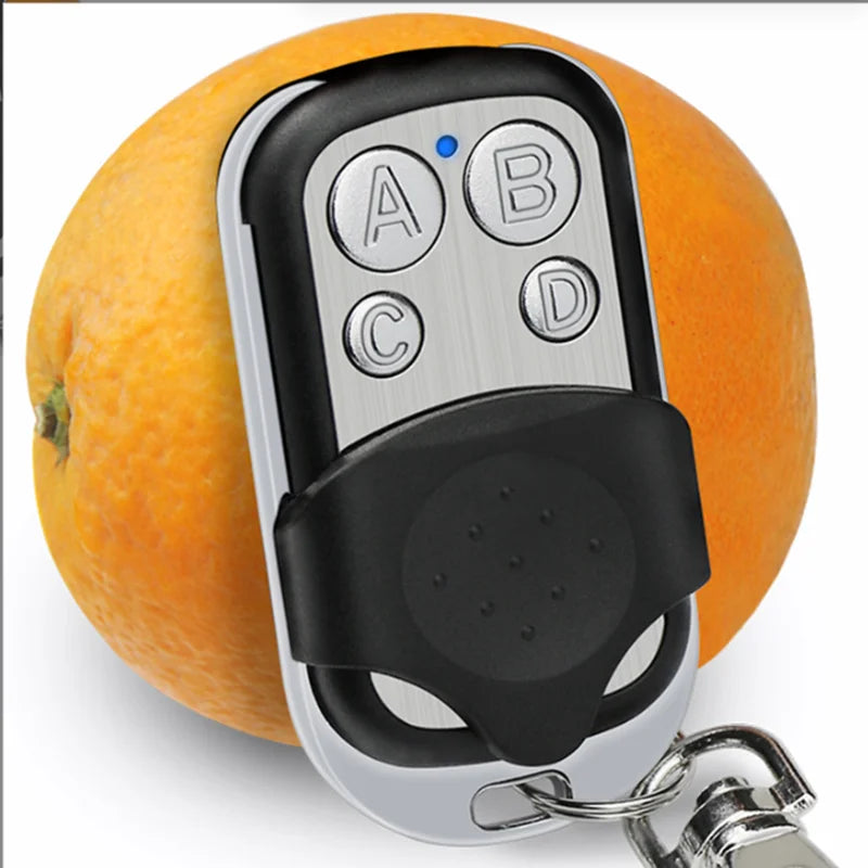 433MHz 4-Button Wireless Copy Remote for Garage & Gate Doors