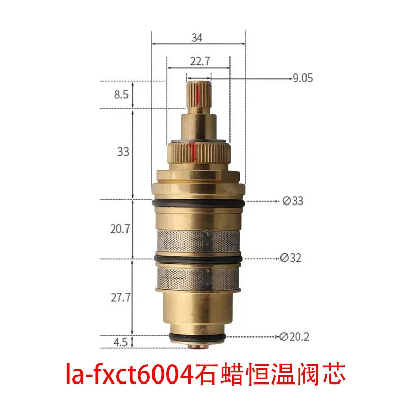 Brass Thermostatic Shower Cartridge | Mixer Valve Replacement