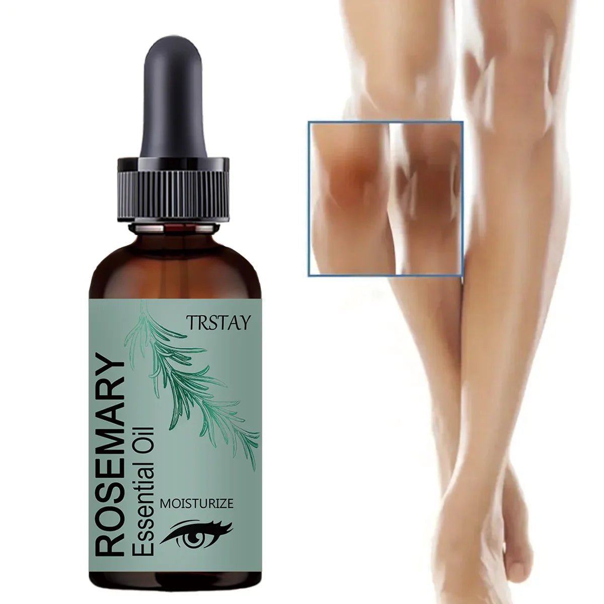 TRSTAY Pure Rosemary Essential Oil – Hair, Skin & Diffuser