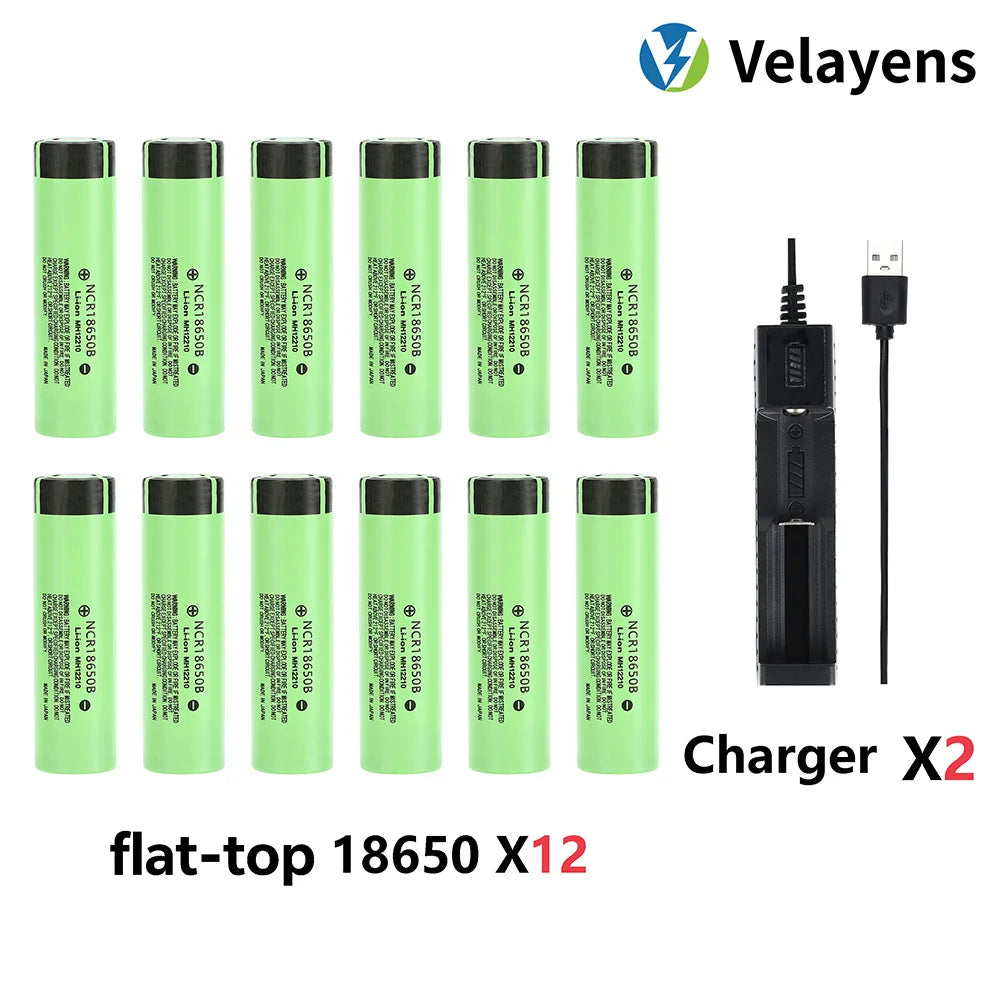 18650 1700mAh 3.7V Rechargeable Li-Ion Battery High-Drain for Flashlights 2-20pcs Bulk Available, 1000+ Charge Cycles Peaceful Pleasures Health and Wellness 12 FT 18650 2Charger 3.7 V