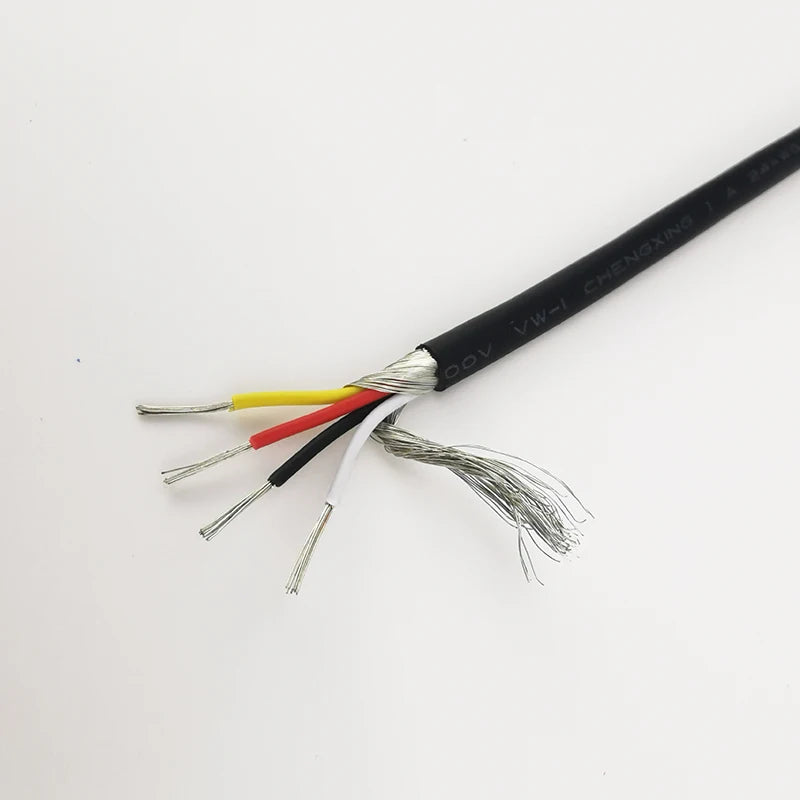 28AWG 3 Core Controlled Cable Shielded Wires Headphone Cable Audio Lines Peaceful Pleasures Health and Wellness