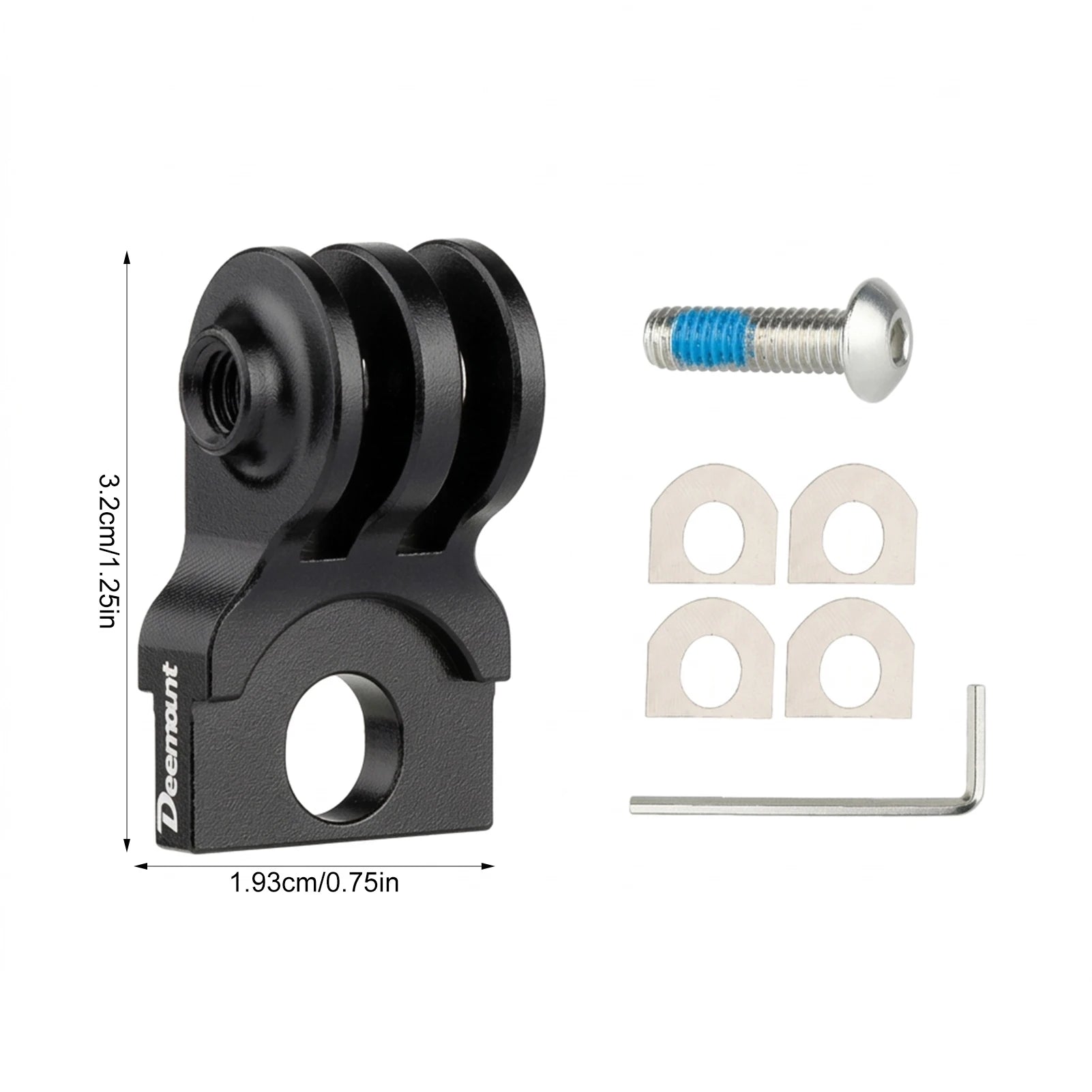 Brompton-Folding Bike GoPro Seatpost Mount Garmin-Compatible Bracket Aluminum Alloy Universal Accessory Peaceful Pleasures Health and Wellness