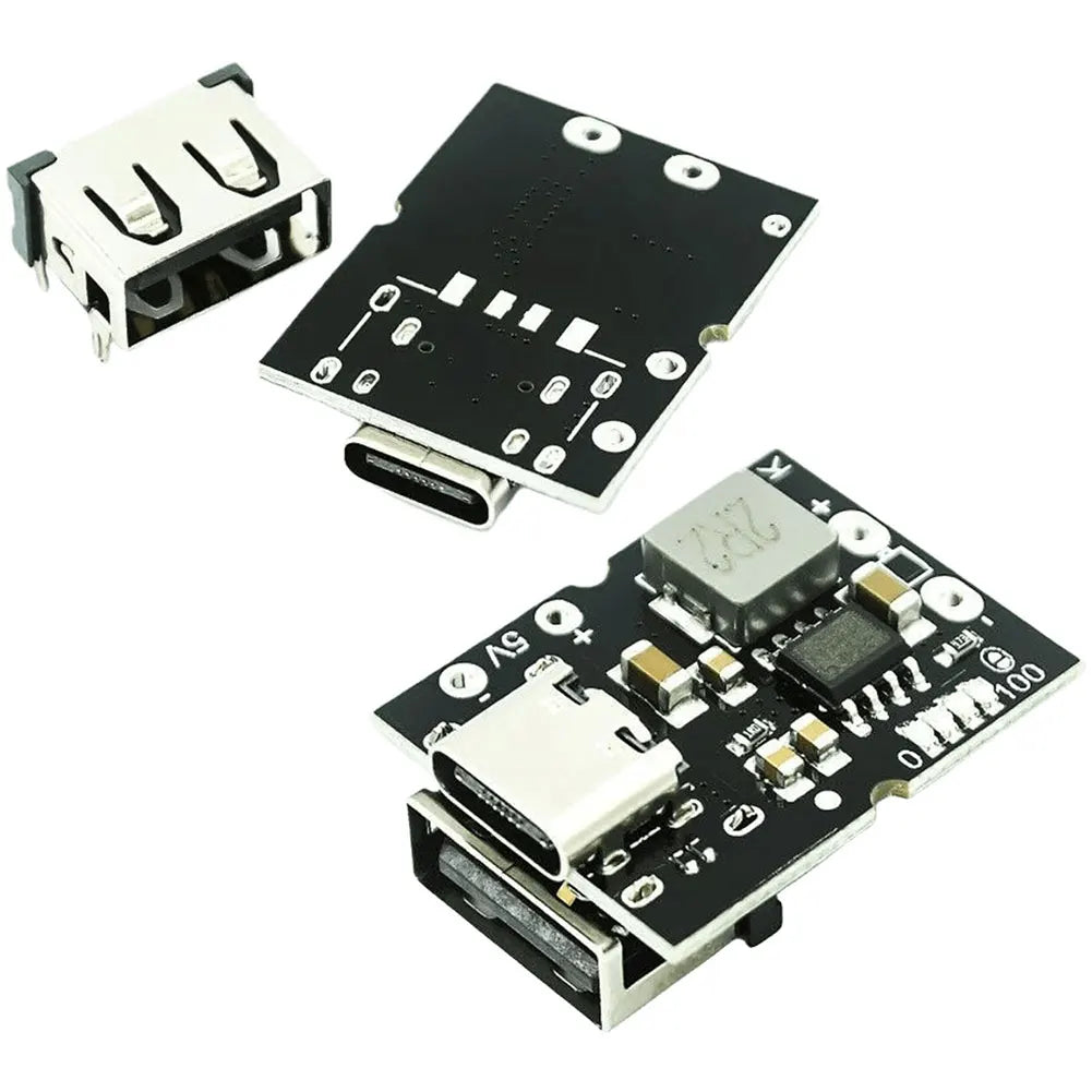 5V 2A Charge Discharge Integrated Module Type-C Input Charging Boost Power Board Support 4.2V Lithium Battery High-precision Peaceful Pleasures Health and Wellness