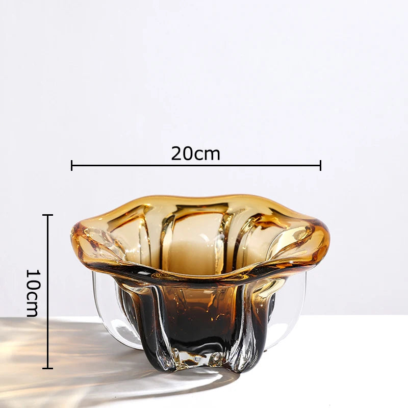 Creative Flower Bud Glass Vase | Modern Tabletop Decor