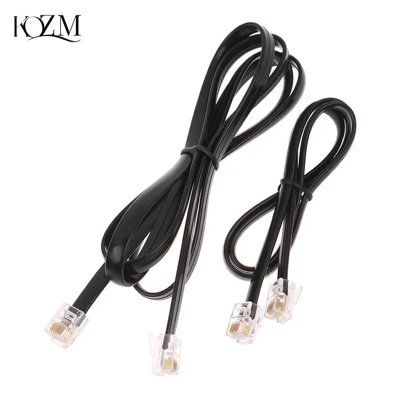 RJ12 6P6C ST-4 Autoguide Cable for iOptron IEQ30 IEQ45 | 0.5–5m