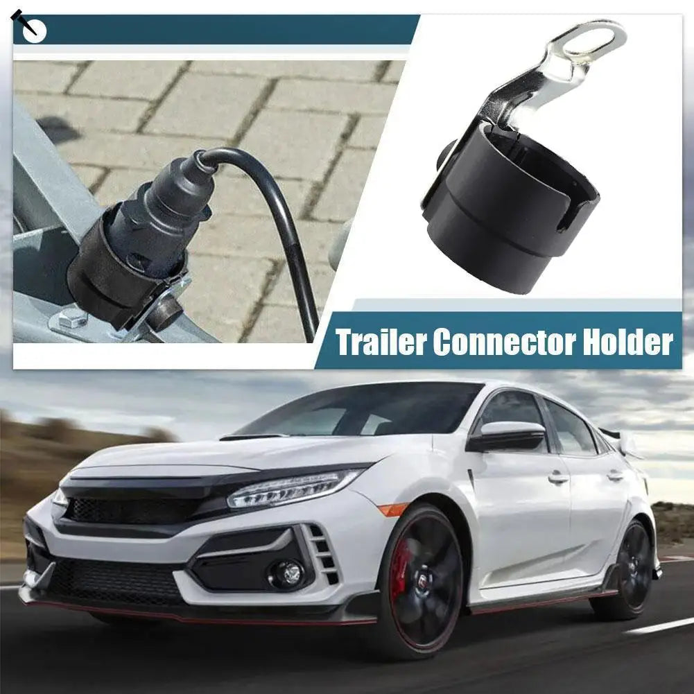 Trailer Connector Holder 7-pin Plug 13 Pin Socket Holder Circular Parking Cover Anti Fouling Plug Adapter Peaceful Pleasures Health and Wellness