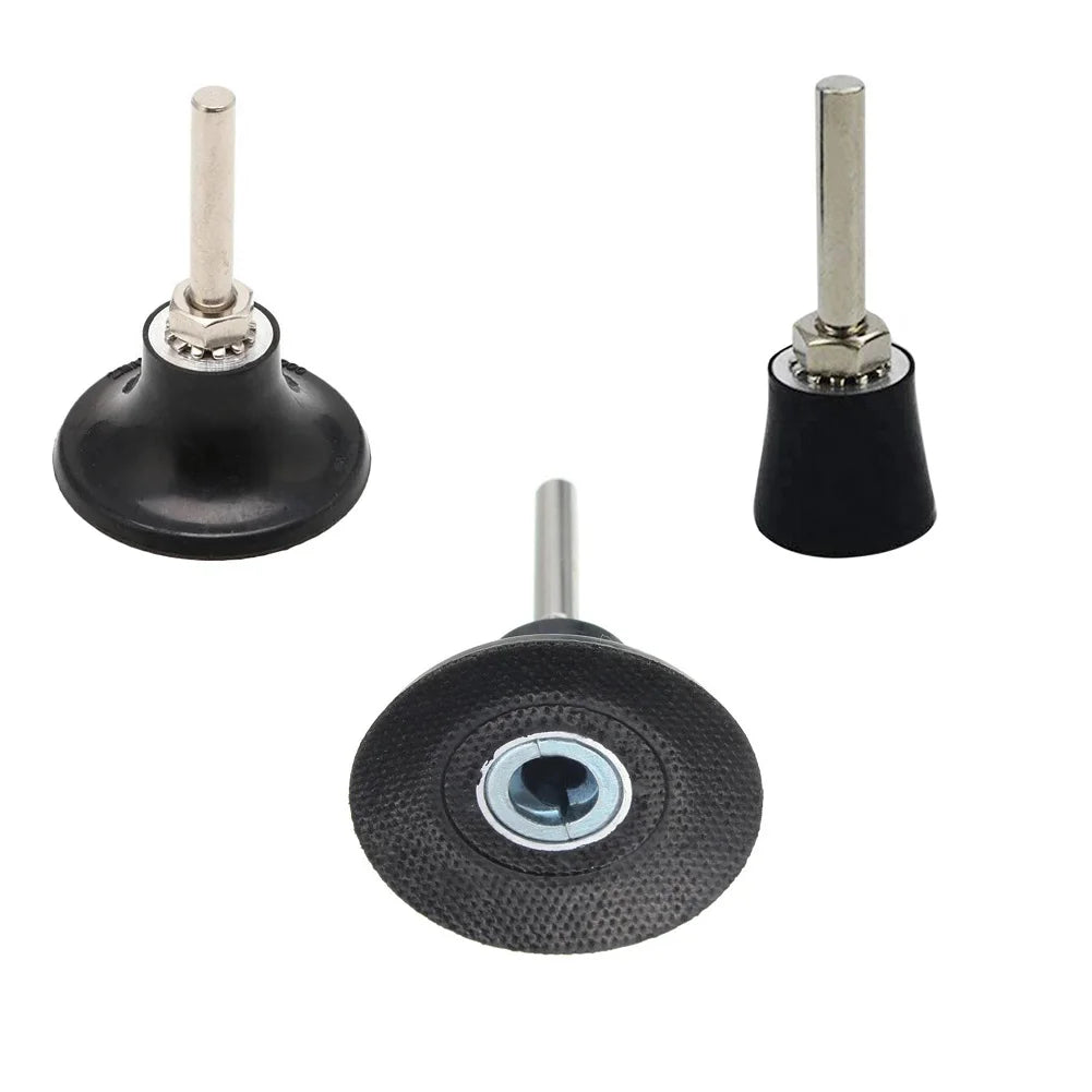 Roll Lock Sanding Disc Backup Pad 25/50/75mm | 1/4" Shank