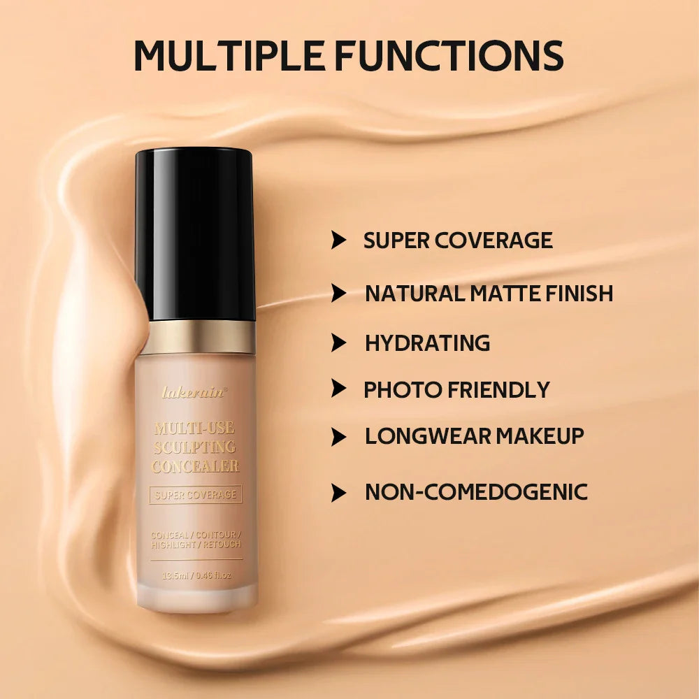 ibcccndc Super Coverage Concealer – Oil-Free Long-Wear Matte