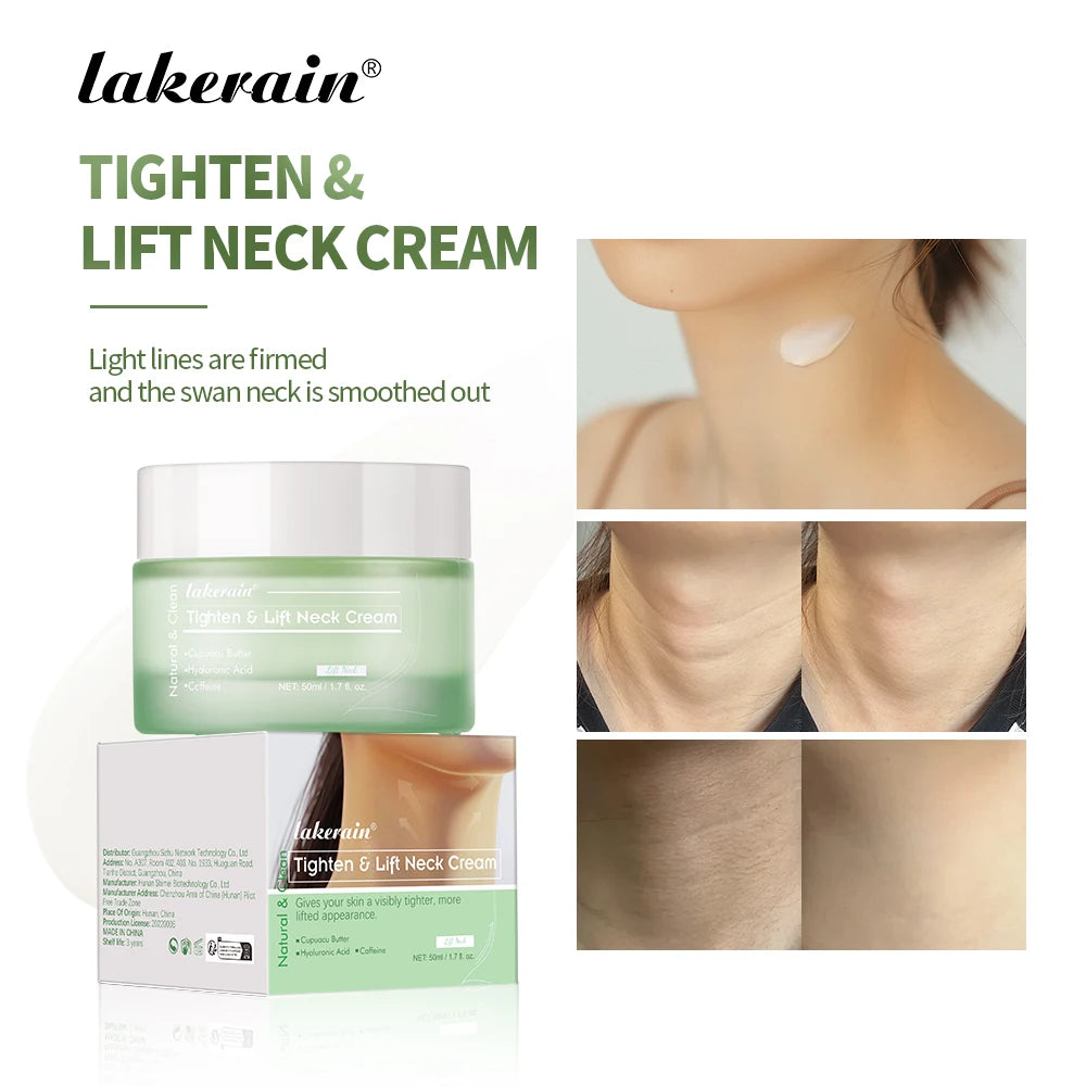 Lakerain Neck Firming Cream – Lifting, Anti-Aging & Moisturizing Neck Firming Cream Peaceful Pleasures Health and Wellness 1pc