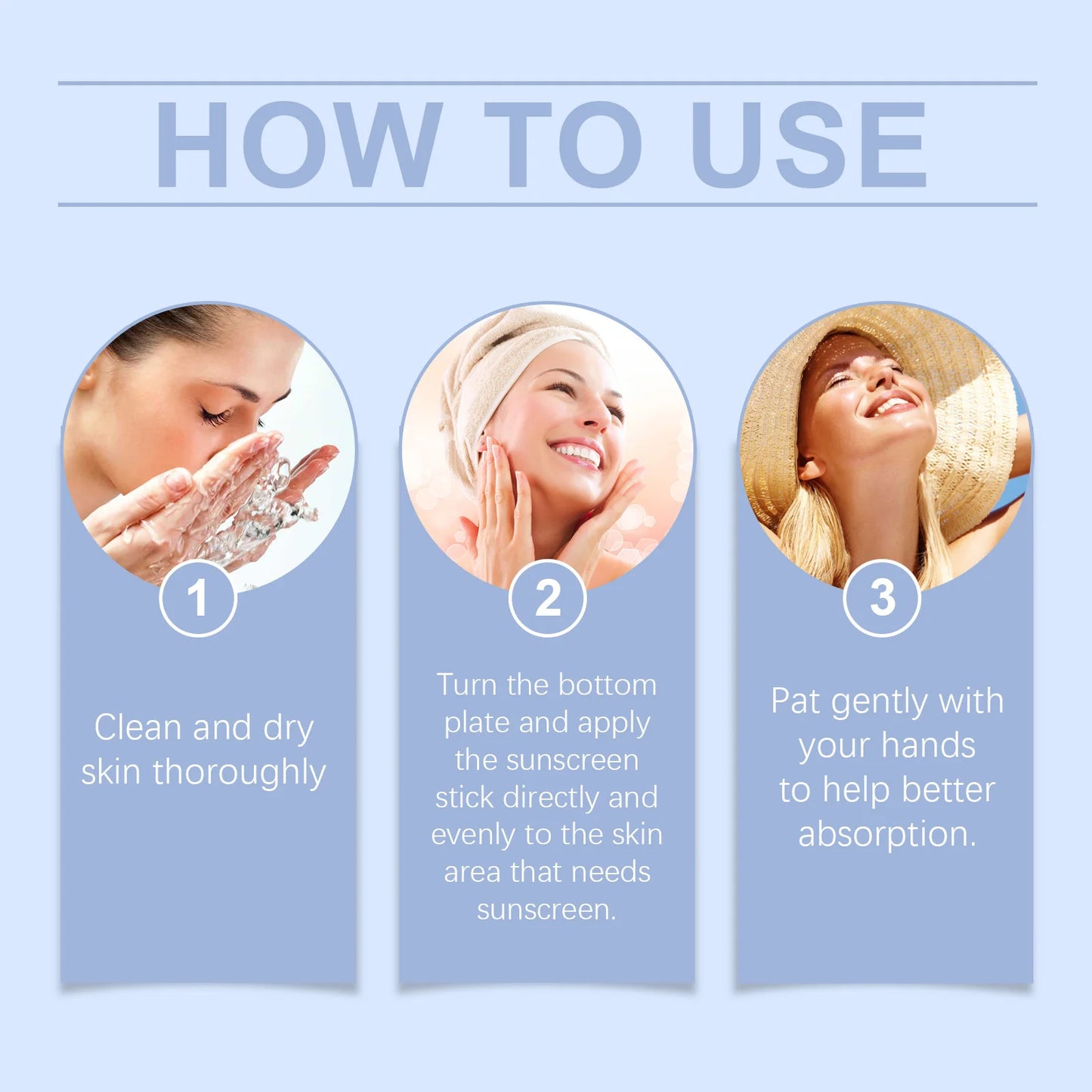 UV Sunscreen Stick Spf50 Lasting Waterproof Moisturize Layer Oil Control Repair Sunburn Antioxidant Skin Sun Protection Cream Peaceful Pleasures Health and Wellness