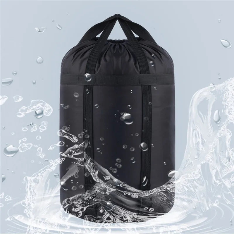 Outdoor Waterproof Compression Stuff Sack Convenient Lightweight Sleeping Bag Storage Package For Camping Travel Drift Hiking Peaceful Pleasures Health and Wellness