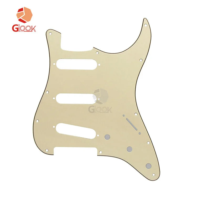 11 Nail Electric Guitar Guard ST SQ Panel Hole Single SSS Meffen