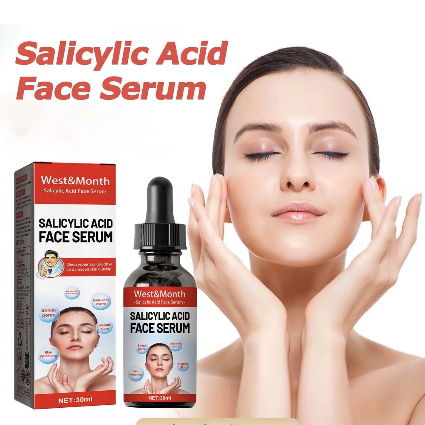 Salicylic Acid & Niacinamide Face Serum – Pore & Brightening