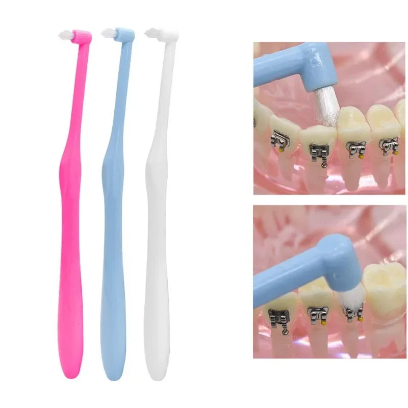 Interdental Brush Soft Bristle for Braces, Flossing & Oral Care