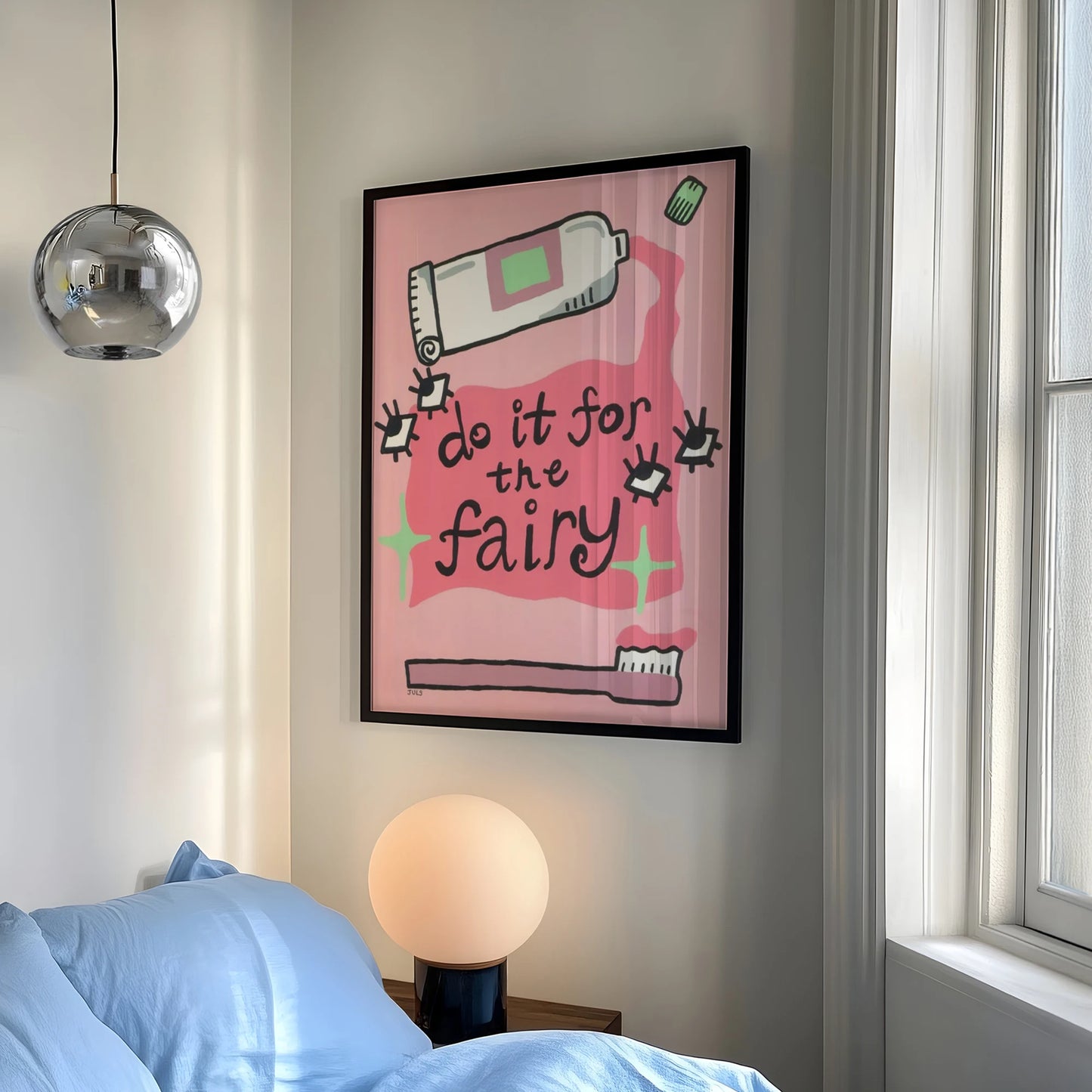Fairy Quote Canvas Wall Art Print | Home & Bedroom Decor