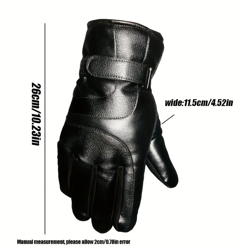 RooRuns Winter Motorcycle Gloves – Windproof Thermal Riding