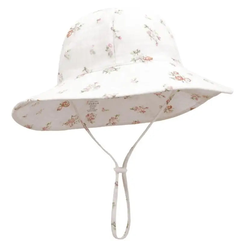 Baby Cotton Bucket Sun Hat UPF50+ | Infant Boys & Girls 6-12M