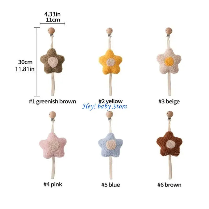 Cotton Pacifier Clip – Universal Baby Soother Holder Strap