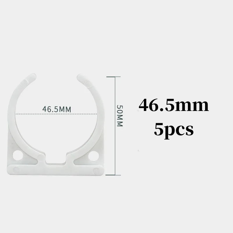 5-Pack RO Water Filter Mounting Bracket Clips – 32mm PP Plastic