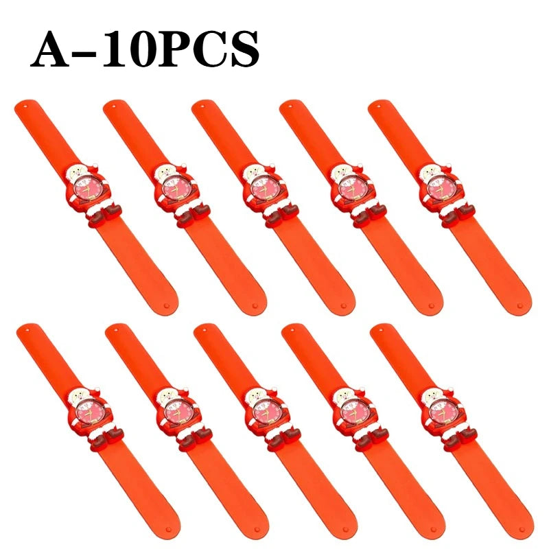 Kids Christmas Cartoon Watch | Birthday Class Gift, 1–10 Pack