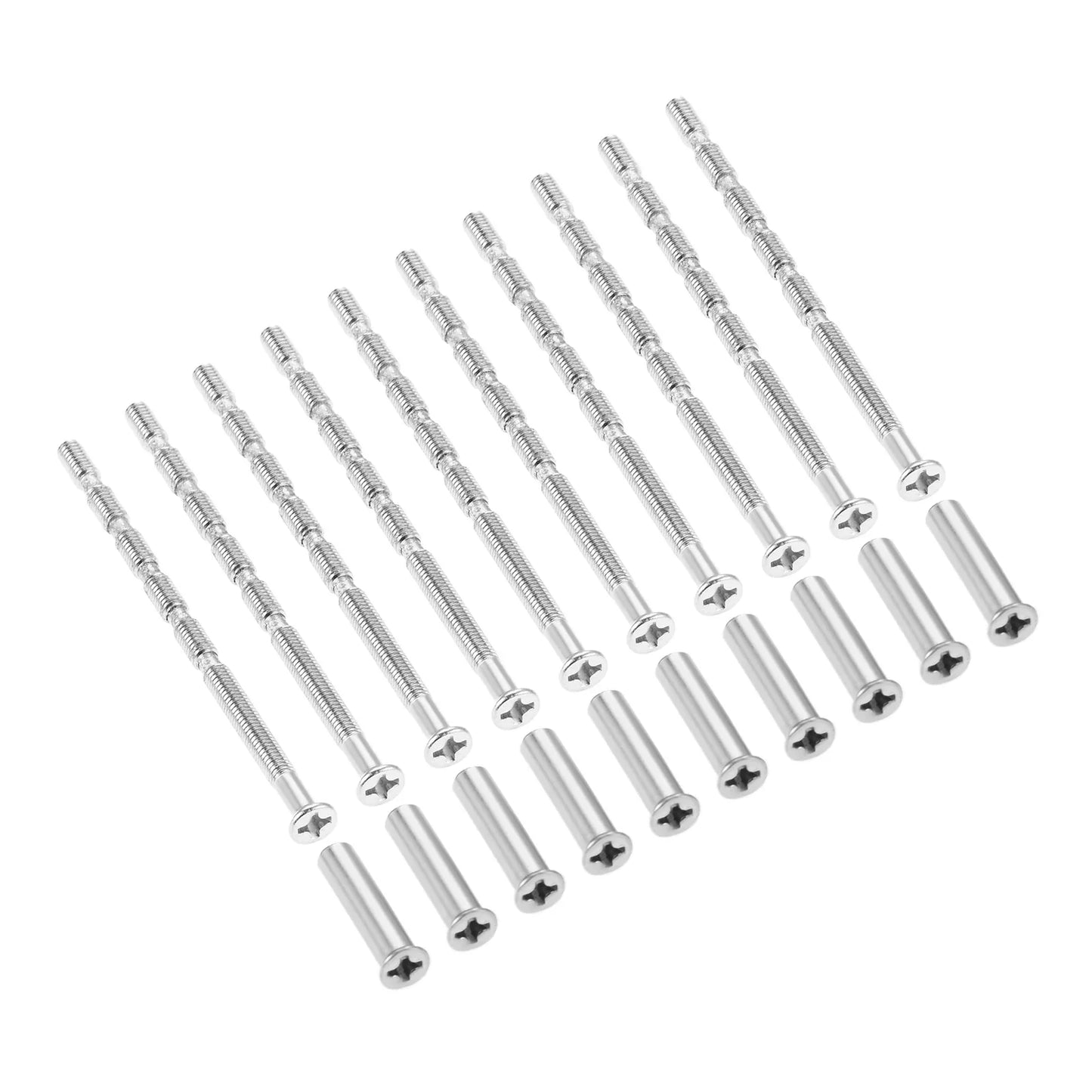 M3×60mm Phillips Countersunk Screws & Cross Nuts – 10 Sets