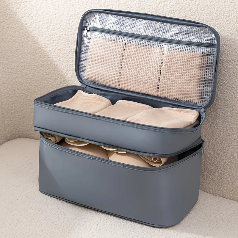4-in-1 Travel Bra & Underwear Organizer Bag | Packing Cube